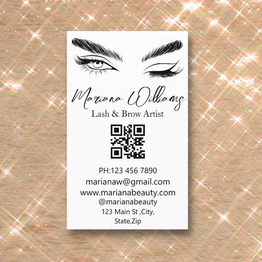 minimalistische welkomstjes en wenkbrauwen van kun visitekaartje