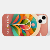 Minimalistische Wellness Logo - Vectorontwerp Case-Mate iPhone Case (Achterkant (horizontaal))