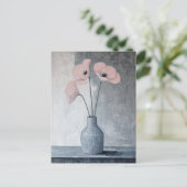 Minimalistische Whimsy Flowers No.028 Briefkaart (Staand voorkant)