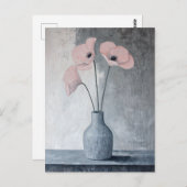 Minimalistische Whimsy Flowers No.028 Briefkaart (Voorkant / Achterkant)