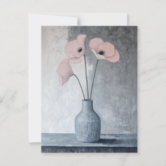 Minimalistische Whimsy Flowers No.028 Briefkaart