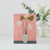 Minimalistische Whimsy Flowers No.031 Briefkaart (Staand voorkant)
