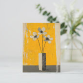 Minimalistische Whimsy Flowers No.050 Briefkaart (Staand voorkant)