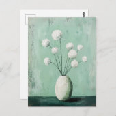 Minimalistische Whimsy Flowers No.058 Briefkaart (Voorkant / Achterkant)