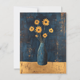 Minimalistische Whimsy Flowers No.059 Briefkaart