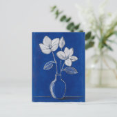 Minimalistische Whimsy Flowers No.071 Briefkaart (Staand voorkant)