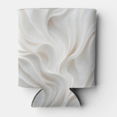 Minimalistische White Marble Wave Koelbox – Elegan Blikjeskoeler (Voorkant)