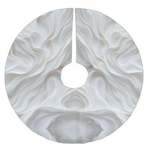 Minimalistische White Marble Wave Tree Rok – Zacht