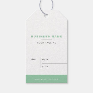 Minimalistische White Sage Business Prijs Hang Lab Cadeaulabel