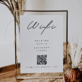 Minimalistische Wifi Code, QR Code Wifi Verbinding Kaart