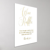 Minimalistische Wijnrafel Vrijgezellenfeest Spelbo Folie Afdrukken (Laagn)