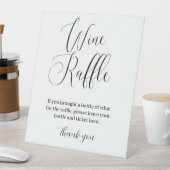 Minimalistische Wijnrafel Vrijgezellenfeest Spelbo Reclamebord Met Voetstuk (Insitu)