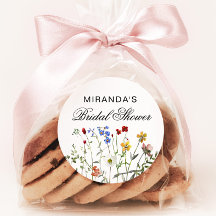 Minimalistische Wilde Bloem Bruidsbruiloft Retour