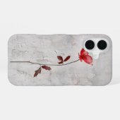 minimalistische wilde bloem iPhone 16 hoesje (Achterkant horizontaal)
