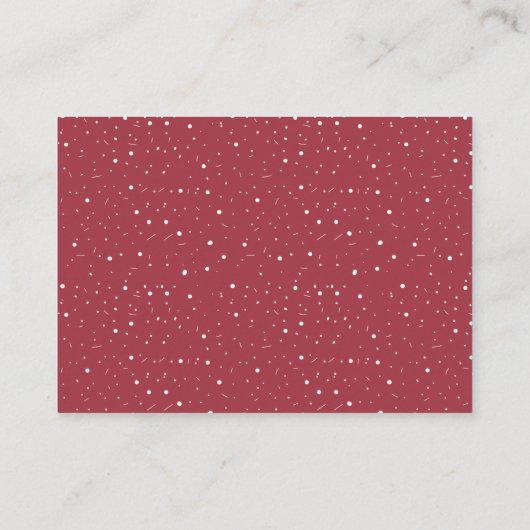 Minimalistische Wildflower Dark Pink Boeken voor B Informatiekaartje (Achterkant)