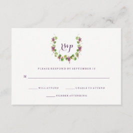 Minimalistische Winery | Interventieweddenschap RSVP Kaartje