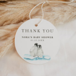 Minimalistische WinterArctische Hartelijk dank Bedankjes Labels