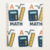 Minimalistische Wiskunde – calculator, liniaal Planner (Voorkant)