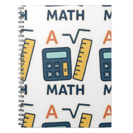 Minimalistische Wiskunde Onderwerp - Rekenmachine, Notitieboek