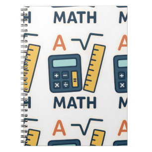 Minimalistische Wiskunde Onderwerp - Rekenmachine, Notitieboek
