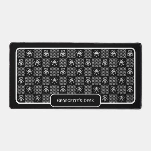 Minimalistische witte bloemen - Gecontroleerd op z Bureaumat (Voorkant)