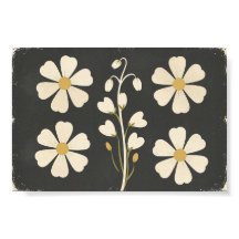Minimalistische Witte Bloemkunst