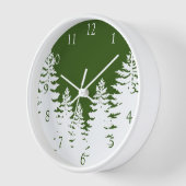 Minimalistische witte dennenboom silhouet personal (Hoek)