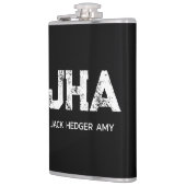 MINIMALISTISCHE WITTE DRIE LETTER MONOGRAM NAAM ZW HEUPFLES (Links)