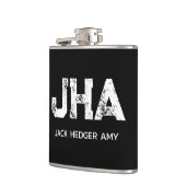 MINIMALISTISCHE WITTE DRIE LETTERS MONOGRAM NAAM Z HEUPFLES (Links)