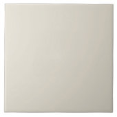 Minimalistische witte effen kleur tegeltje (Voorkant)