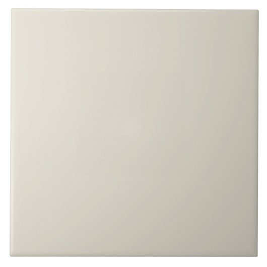 Minimalistische witte effen kleur tegeltje (Voorkant)