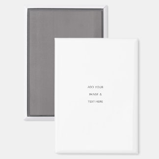 Minimalistische witte elegant voor elke gelegenhei magneet