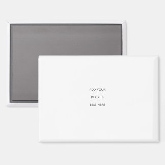 Minimalistische witte elegant voor elke gelegenhei magneet