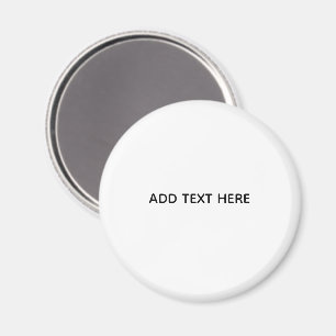 Minimalistische witte elegant voor elke gelegenhei magneet