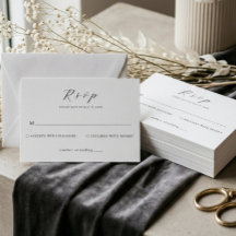 Minimalistische Witte Elegante Bruiloft