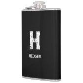 MINIMALISTISCHE WITTE ENKELVOUDIGE LETTER MONOGRAM HEUPFLES (Links)