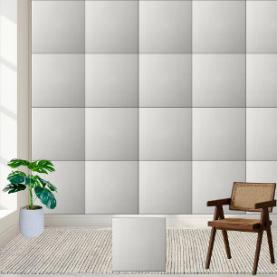 Minimalistische witte houtnerf keramische Tegel Tegeltje