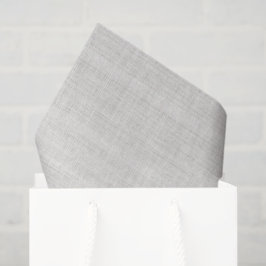 Minimalistische witte jute textuur tissuepapier