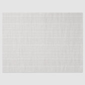 Minimalistische witte jute textuur tissuepapier (Voorkant)