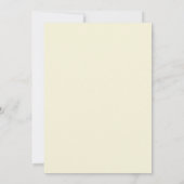 Minimalistische witte marmeren eucalyptus bruiloft kaart (Achterkant)