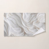 Minimalistische witte marmeren golf badkamer handd bad handdoek (Handdoek)