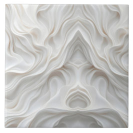 Minimalistische Witte Marmeren Golf Keramische Teg Tegeltje