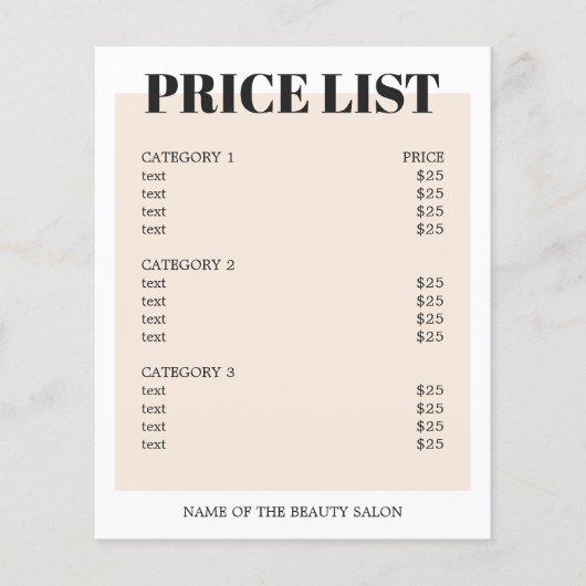 Minimalistische Witte Pastel Koude QR Code Salon  Flyer (Voorkant)