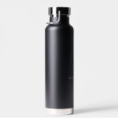 Minimalistische witte waterfles met bedrijfslogo (Rechts)