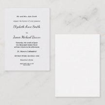 Minimalistische witte welkomstbord Sjabloon