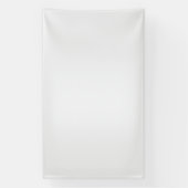 Minimalistische witte welkomstbord Sjabloon Spandoek (Verticaal)