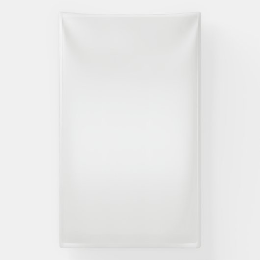 Minimalistische witte welkomstbord Sjabloon Spandoek (Verticaal)