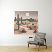 Minimalistische woestijnkunst wandkleed (In situ)