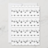 Minimalistische wonderen van zijn liefdeskerstfoto feestdagenkaart (Achterkant)