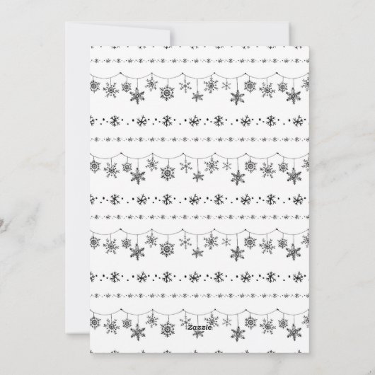 Minimalistische wonderen van zijn liefdeskerstfoto feestdagenkaart (Achterkant)